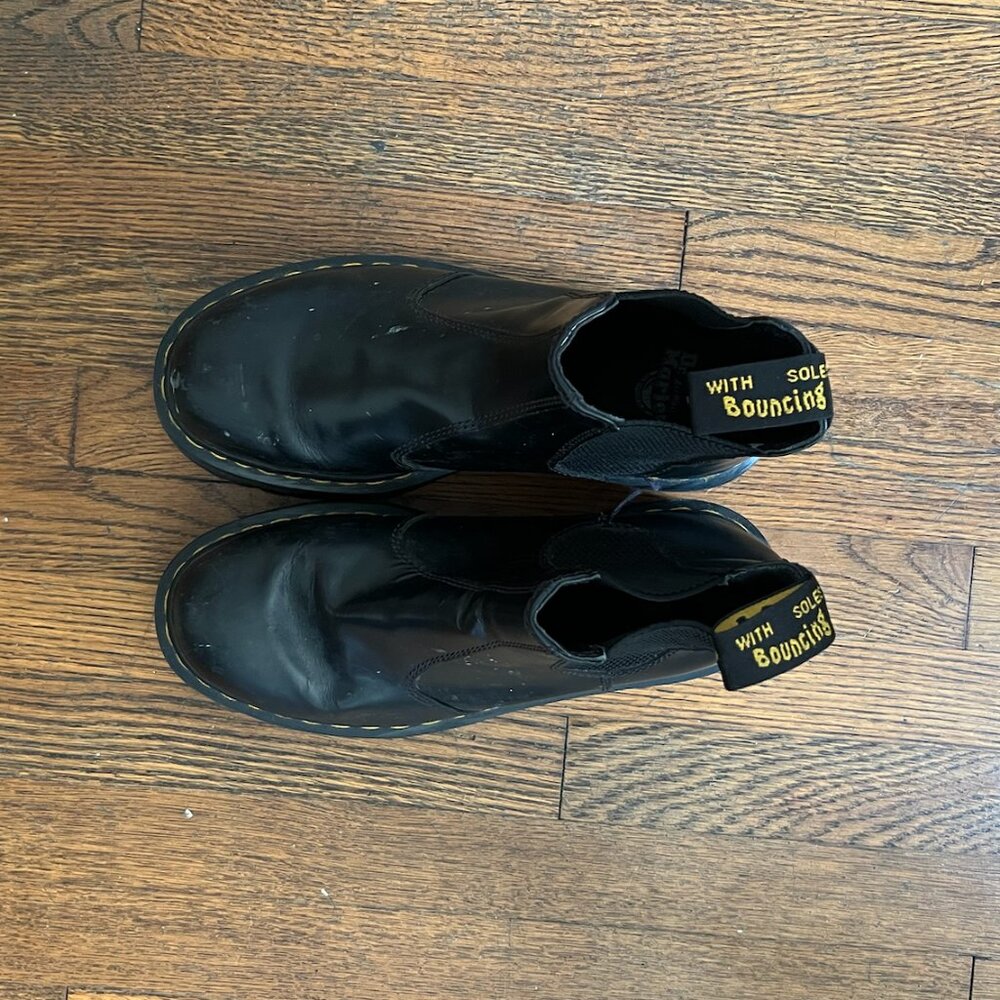 2976 SMOOTH LEATHER PLATFORM CHELSEA BOOTS